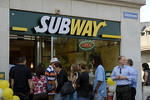 Grand Opening des ersten Subway Restaurant in Z�rich