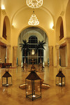Die orientalische Lobby des Le Residence in Tunis