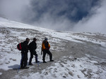 Neuschnee auf dem Damavand im Iran